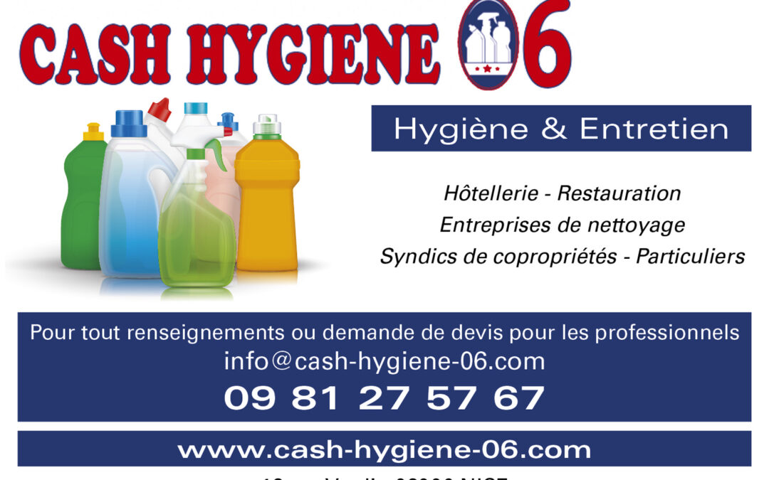 CASH HYGIÈNE 06 – HYGIÈNE ET ENTRETIEN