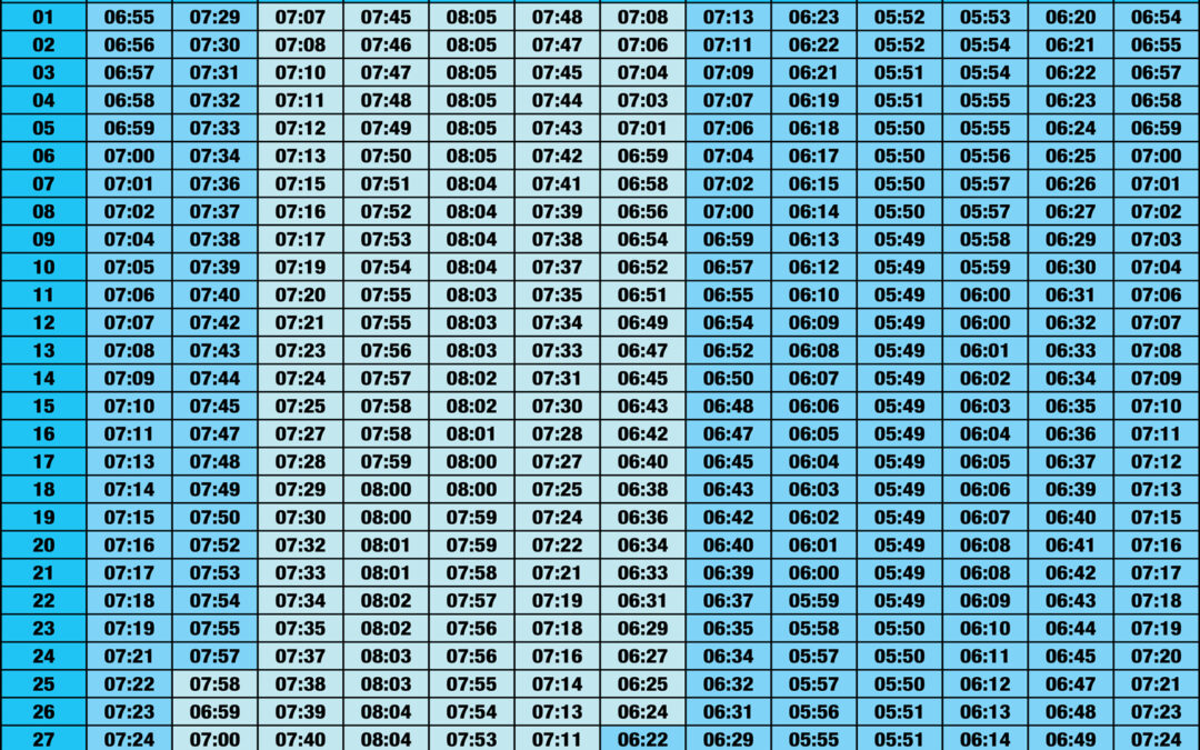 LEVER DU SOLEIL – HAMETS HA’HAMA